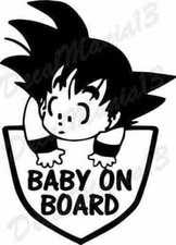 Download Goku Baby On Board Dragon Ball Z Kid Goku Car Truck Window ...