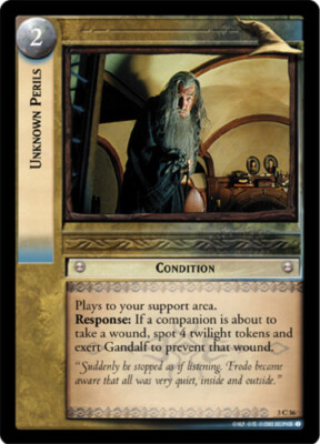 1x  Unknown Perils - 3C36 - Foil Near Mint Realms of the Elf-lords