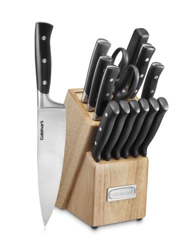 D.Perlla Knife Set 16 Pieces White Kitchen Knife Set with Acrylic Stand, High Carbon Stainless Steel, Non Stick Coated Knife Block Set, No Rust, Non