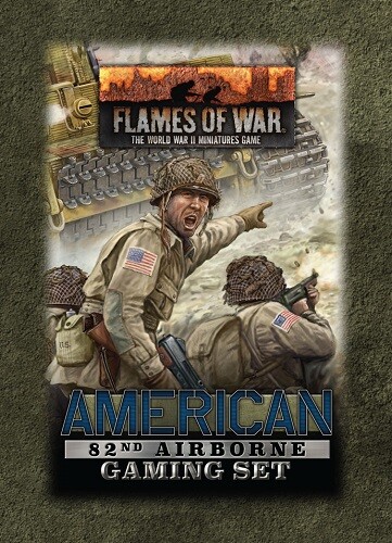 Игровой набор Battlefront Flames of War TD040 американского 82-го воздушно-десантного полка Жестяной