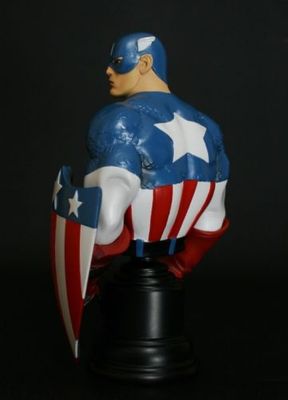 CAPTAIN AMERICA WWII MINI-BUST BY BOWEN DESIGNS, SCULPTED BY RANDY BOWEN
