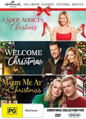 HALLMARK Christmas Collection 5 Shoe Addict's / Welcome to / Marry Me DVD NEW
