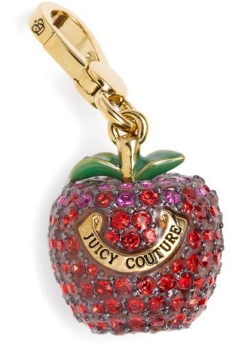 Juicy Couture Cherry Gemstone Charm for Bracelet Purse Juicy Couture Cherry Gemstone Charm for Bracelet Purse