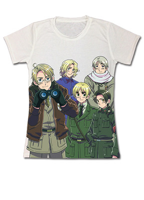 **Легально** Футболка Hetalia World Series England America Group Anime Junior #59439