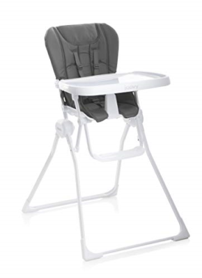 Joovy Nook High Chair, Compact Fold, Swing Open Tray, Charco