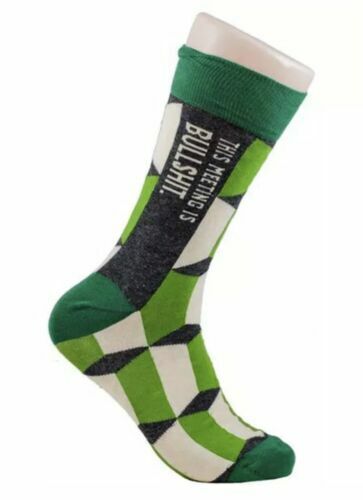 This Meeting Is Bullshit Crew Combed Cotton Green Sz 7-12 New