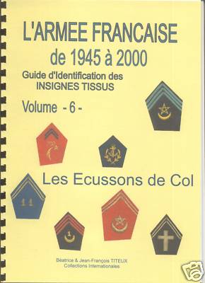 Volume 6 : Guide d'identification - ECUSSONS DE COL - époque 1945-1990