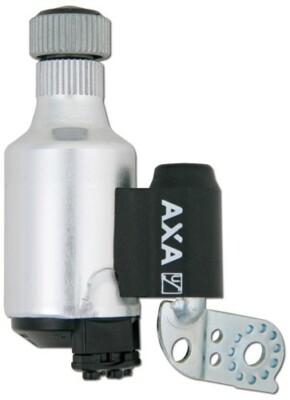 Fahrraddynamo AXA 8201 2+2 Anschlüsse Linksanbau Alugehäuse Stahllaufrolle