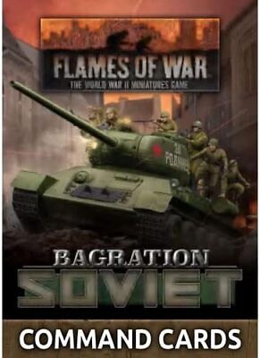 Battlefront Flames of War FW266C Багратион - советские командные карточки