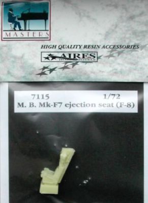 AIRES 7115 Martin Baker Mk F7 ejection seat F-8 version Scale 1/72
