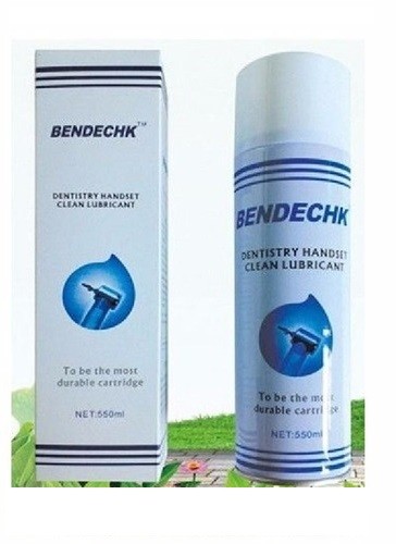 BENDECHK  Clean Lubricant Handpiece Spray 550mL for KAVO, MIDWEST, NSK W/ NOZZLE