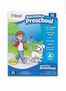 Mead Success In Preschool Workbook, Grades Pre-K 48108 for sale online
