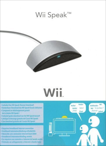 Nintendo Wii Speak USB Mikrofon für Wii Konsole Deutsch Englisch Wi Fi Neu OVP