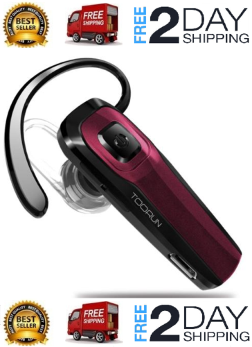 TOORUN M26 RED Steel Waterproof Bluetooth Headset with OEM J