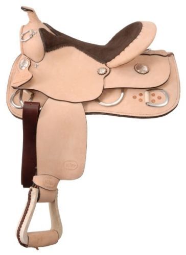 King Series Mini Half Tooled Western Saddle Chsnt | eBay