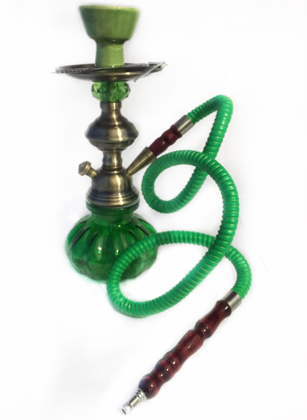 Complete Set Mini Hookah 1 Hose 11" Shisha Green Narghile new eBay