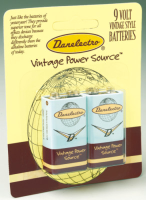 Danelectro DB2PK Danelec 9V Battery 2/Pk