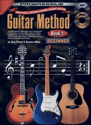 CP54048 - PROGRESSIVE GUITAR METHOD - BOOK 1 By Gary Turner **BRAND NEW**