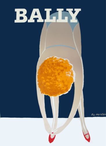 Art Deco Bally afiches y grabados de decoración para el Hogar