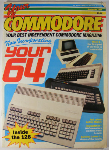 Винтажные компьютерные журналы Commodore