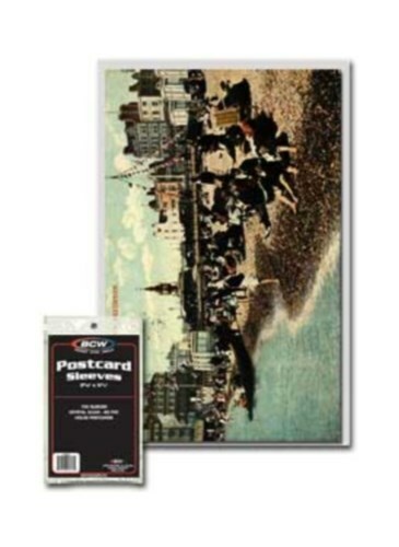 1000 BCW Archival Soft Postcard Poly Sleeves - Acid Free Polypropylene Holders