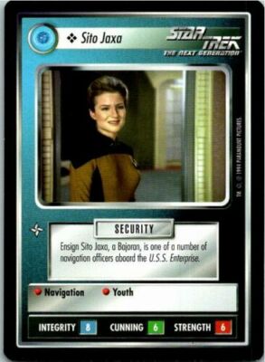 Sito Jaxa Black Border Light Play LP Star Trek The Next Generation DNA GAMES