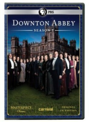 DOWNTON ABBEY - Complete Third 3 Season ORIGINAL UK Edition DVD NEW/SEALED