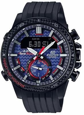 Pre-owned Casio Watch Edifice Scuderia Toro Rosso Limited Edition Ecb-800tr-2ajr Men's