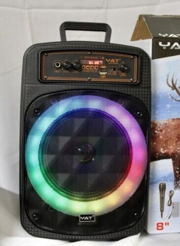 Portable With Bluetooth, Fm Radio And Microphone By Yat Ym8024