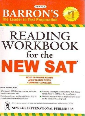 Barrons Reading Workbook for the New SAT - Paperback By Stewart, Brain W - GOOD