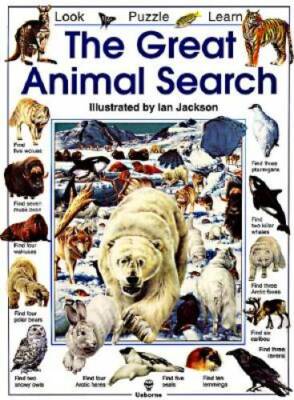 The Great Animal Search (Look Puzzle Learn) - Paperback - ACCEPTABLE