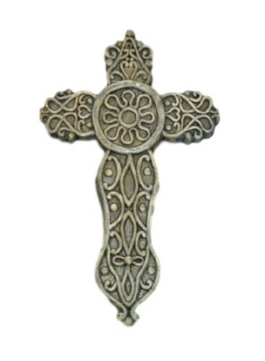 Decorative Scrolled Cross Plaster or Concrete Mold 7004 Moldcreations