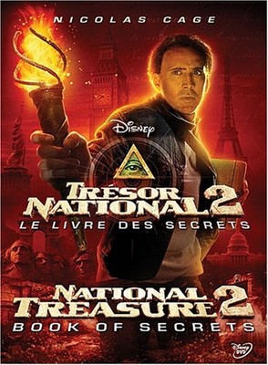 National Treasure 2: Book Of Secrets (DVD) Nicolas Cage Justin Bartha Jon Voight