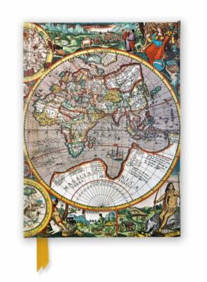 Pieter van den Keere: Antique Map of the World (Foiled Journal) (Flame Tree No..