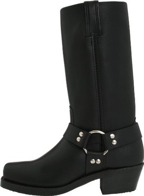 Pre-owned Frye Women's Harness 12r Boot, Black, 5.5 Medium Us