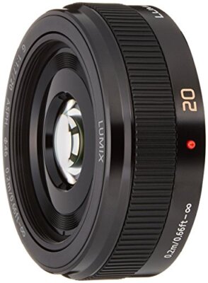 Panasonic LUMIX G Pancake Lens 20mm / F1.7 II ASPH Black for