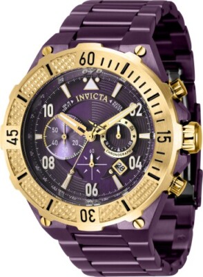 Мужские кварцевые часы Invicta Aviator 50 мм IN-40514