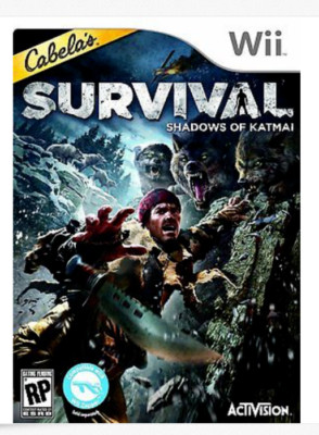 Cabela's Survival Shadows of Katmai WII NEW HUNT BEARS  WOLVES ALASKA New SEALED