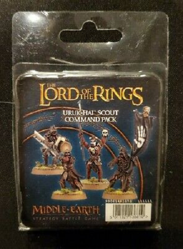 Uruk-Hai Scout Command Pack Blister Hobbit Lord Rings Games Workshop