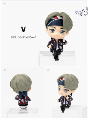 BTS TinyTAN Official Authentic Goods Monitor Figure/korea