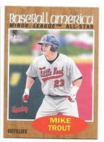 Mike Trout Rookie Baseball Trading Cards