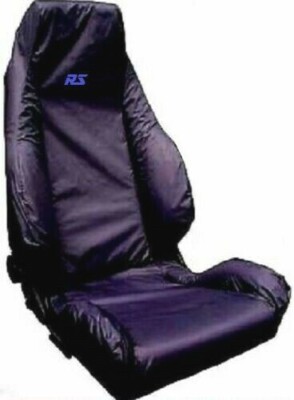 EMBROIDERED CAR SEAT COVER FITS MK3 MK4 FORD ESCORT RS TURBO CUSTOM RECARO SEAT