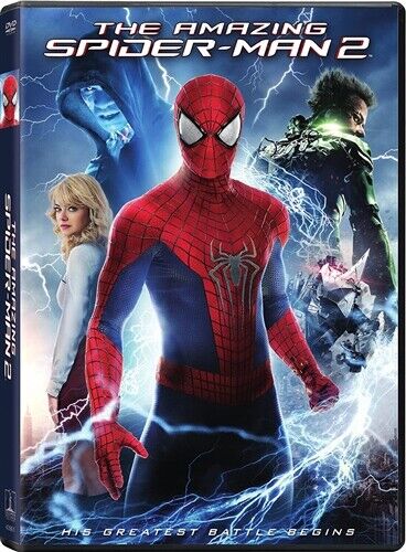 The Amazing Spider-man 2 New Sealed Dvd Andrew Garfield Emma Stone Spiderman