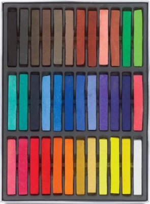 36 Non-Toxic Temporary Hair Pastel Chalk Beauty Kit