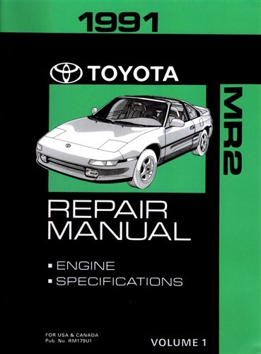 トヨタ　MR2 SW20 新型車解説書　ボデー修理書 トヨタ MR2 SW20 新型車解説書 ボデー修理書 MR2 SW20 】無料