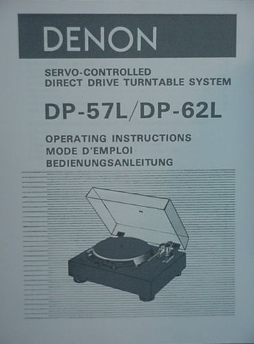 Denon Vintage Electronics Manuals