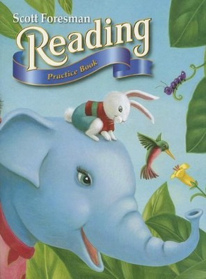 READING 2000 PRACTICE BOOK WITH SELECTION TESTS GRADE 1.2 By Scott Foresman *VG*