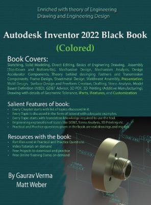 Autodesk Inventor 2022 Black Book (Colored) by Verma, Gaurav [Hardback]