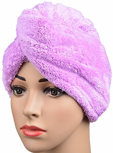 Sinland Hair Drying Towel Turban Ultra Absorbent & Fast Drying Microfiber Towel