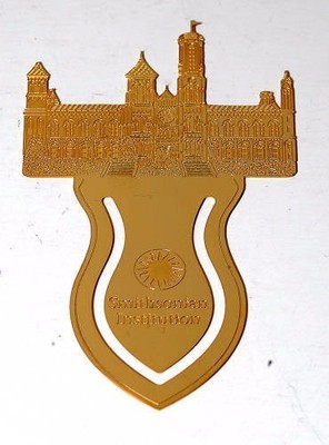THE SMITHSONIAN INSTITUTION CASTLE BRASS BOOKMARK NEW